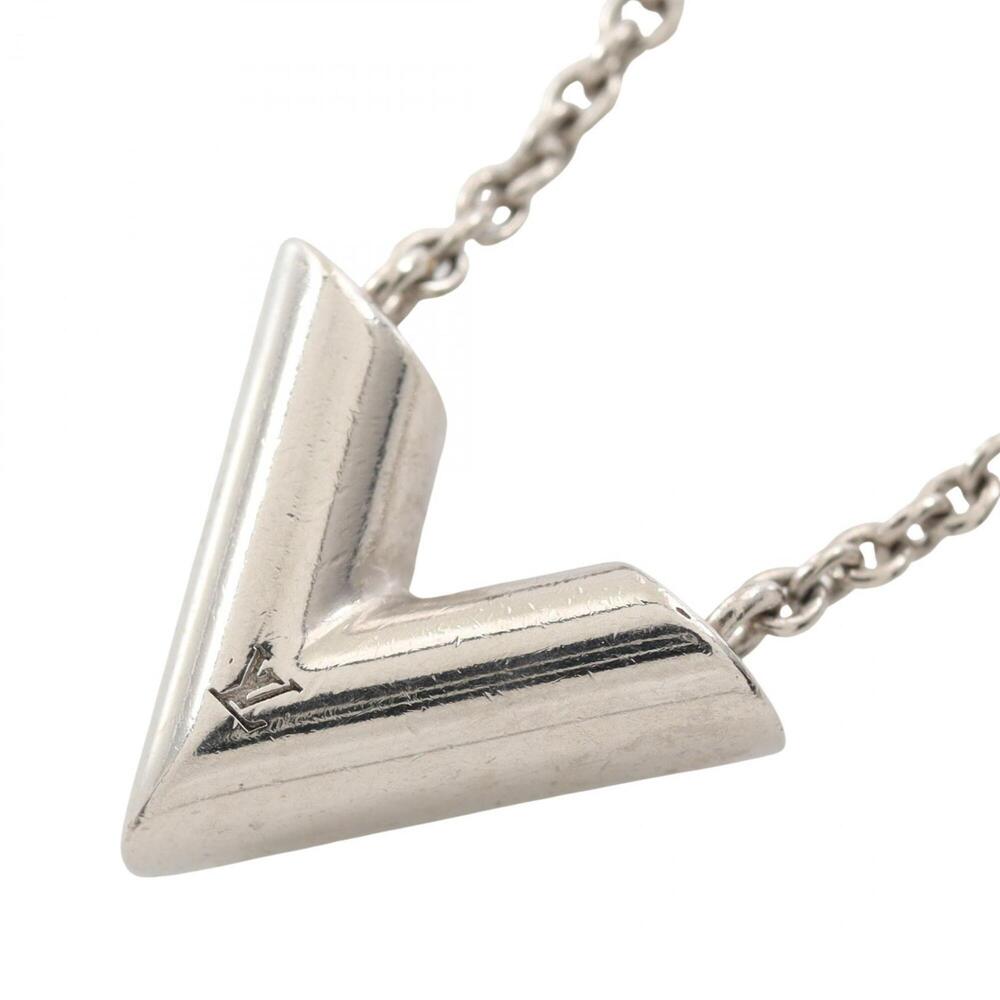 LOUIS VUITTON Silver Necklace - Picture 1 of 6